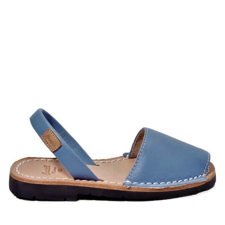 Open Toe Leather Kids Menorcan Sandal - Iker 1097 Leather