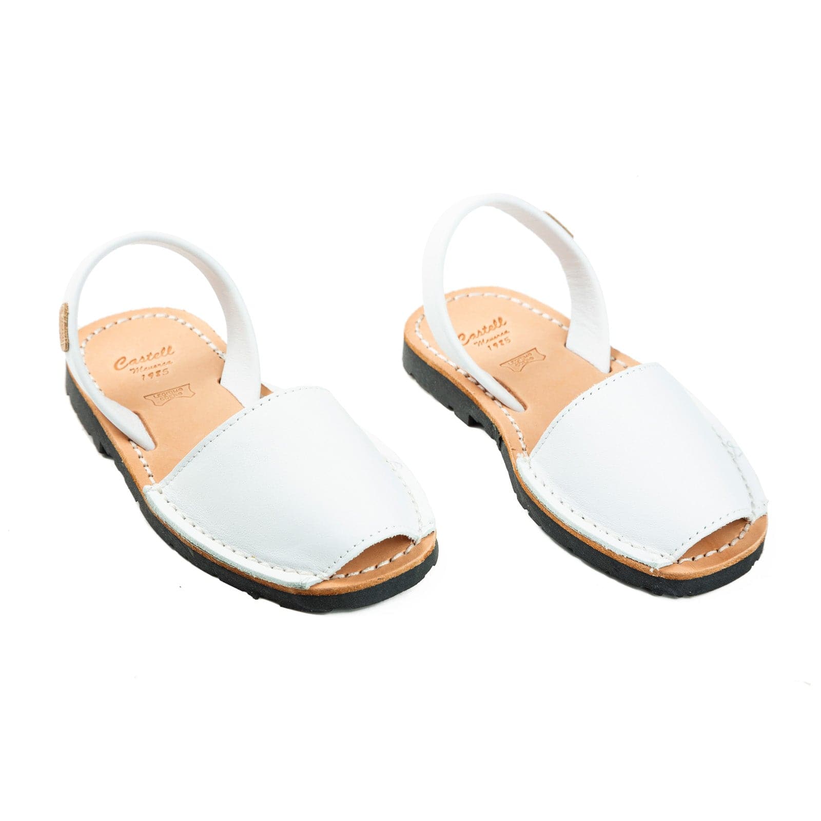 Open Toe Leather Kids Menorcan Sandal - Iker 1097 Leather