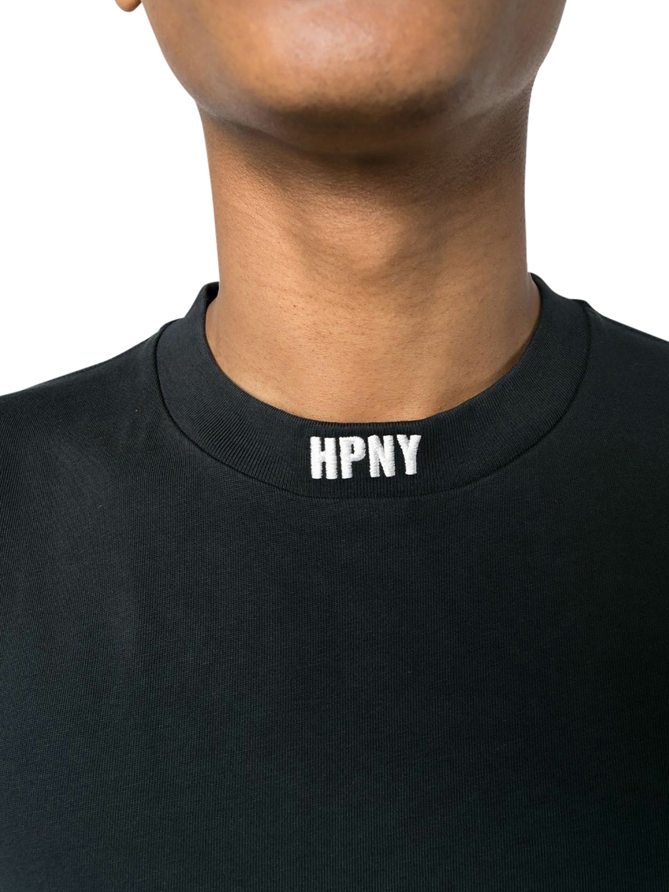 Organic Cotton T-Shirt with HPNY Logo Embroidery