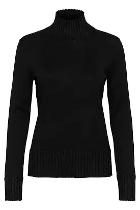 Orkidea Black Turtleneck by Inwear.