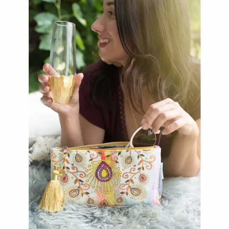 Papaya Art Moroccan Tassel Pouch