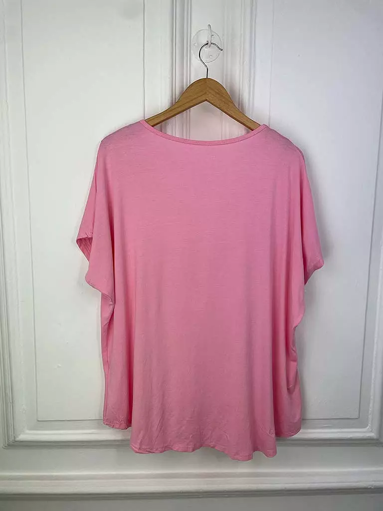 Plain Pink Tee - Online Shop