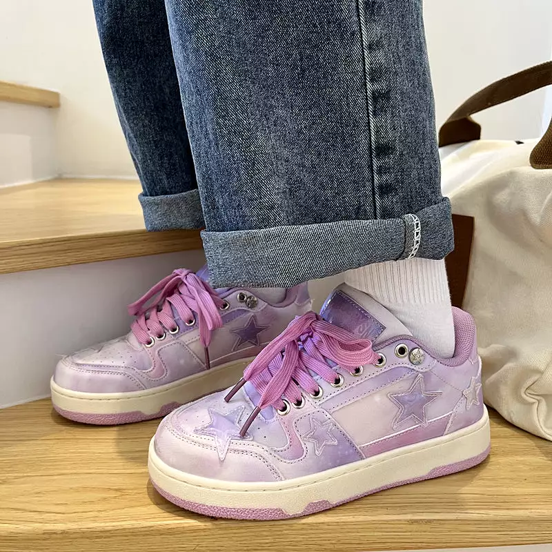 Purple Star Sneakers