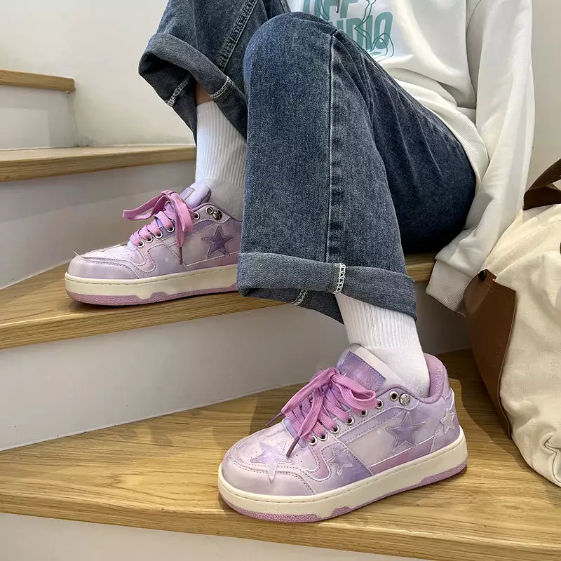 Purple Star Sneakers