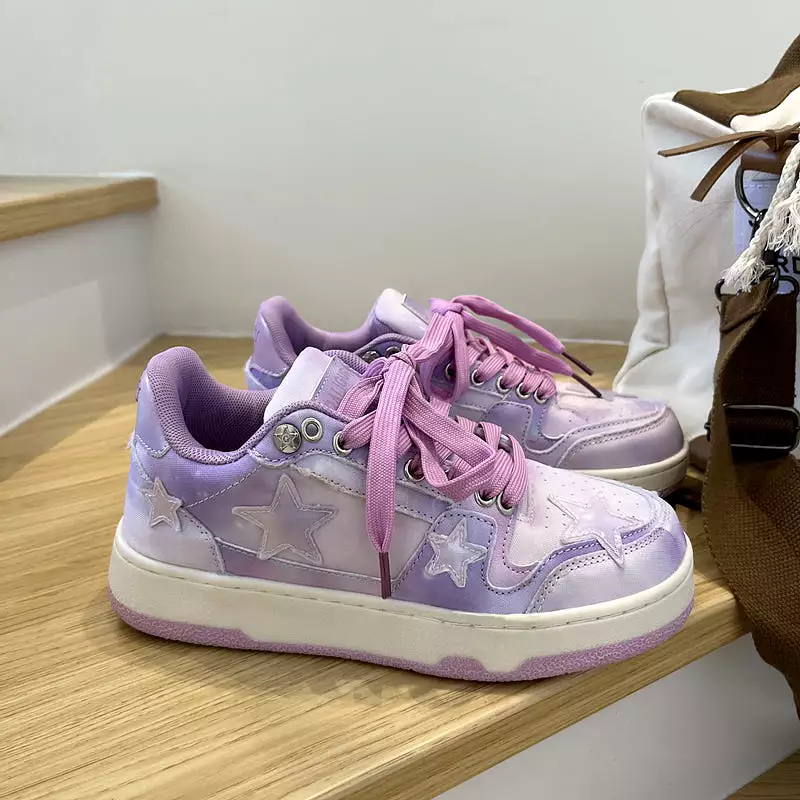 Purple Star Sneakers