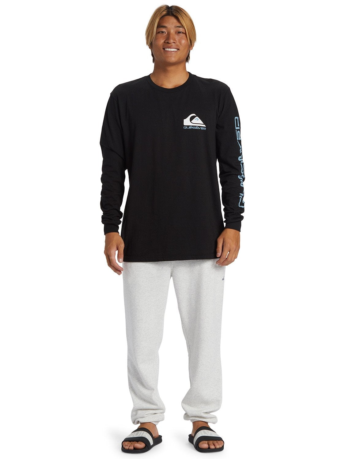 Quiksilver Men's Long Sleeve Logo T-Shirt