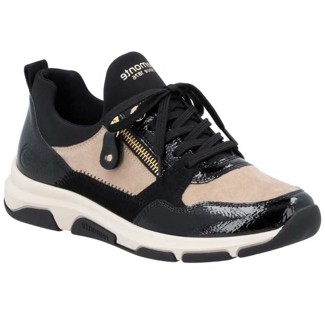 Remonte by Rieker D1S02 Sneaker Black Jute (Women's)