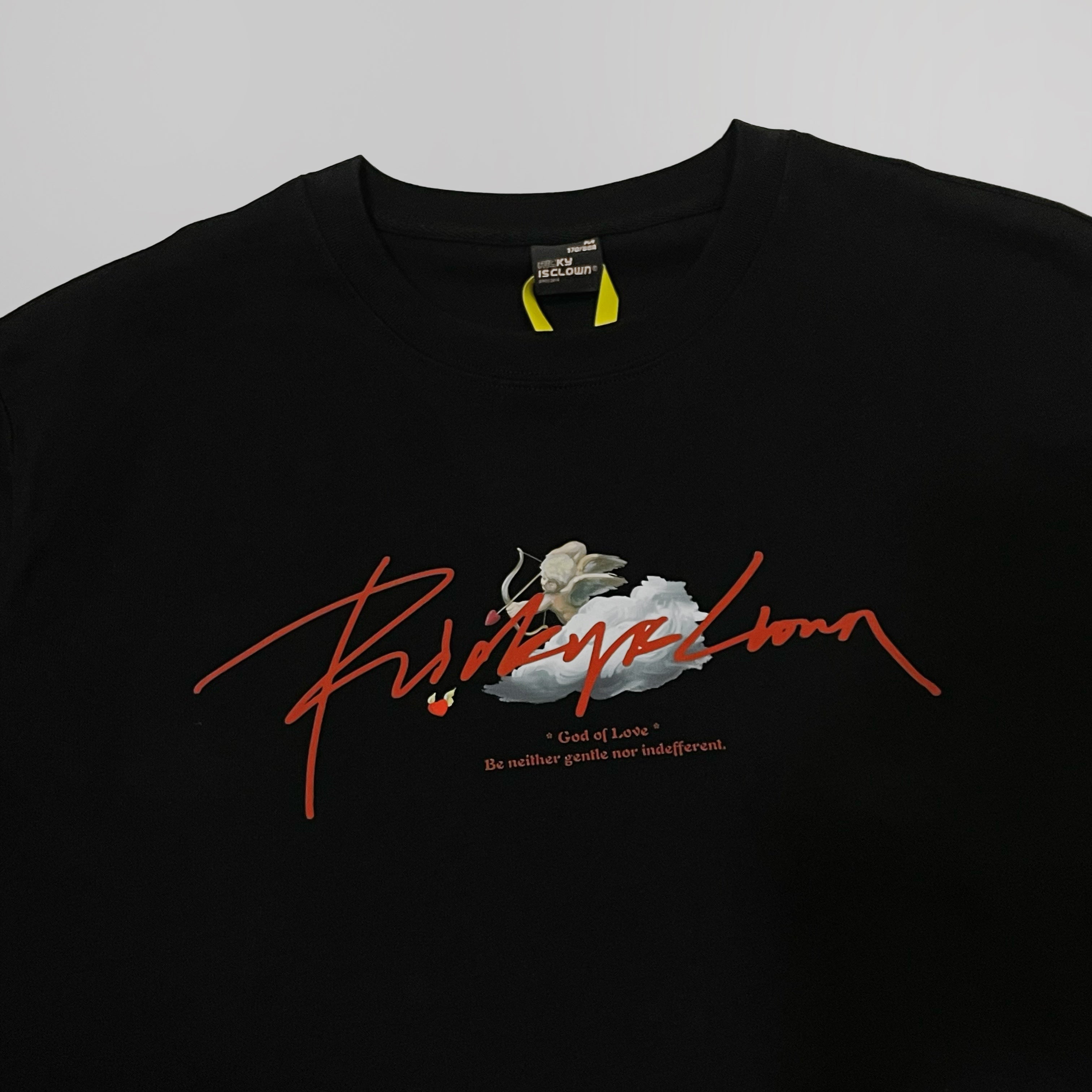 Rickyisclown Clothing - Fallen Angel Smiley Tee Black