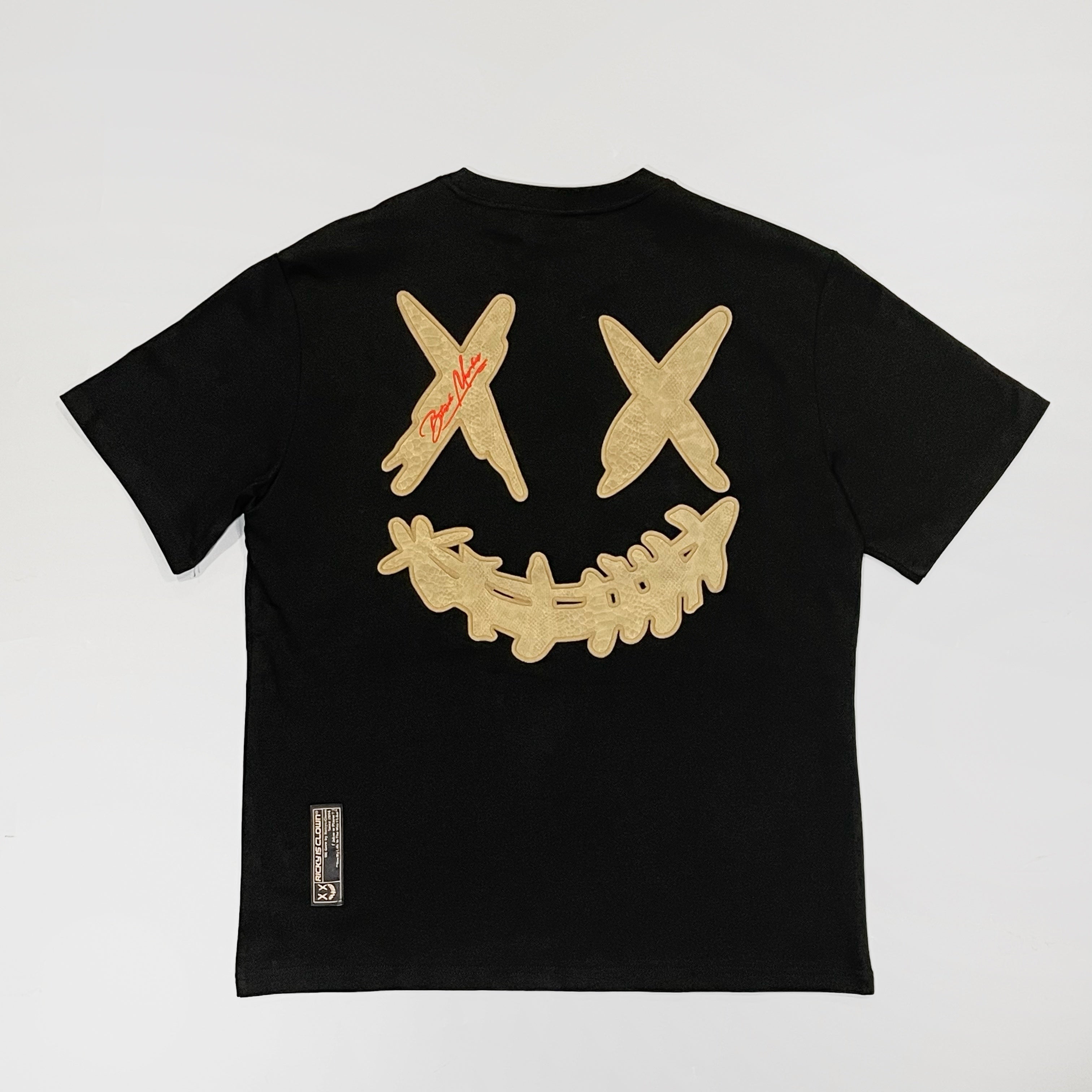 Rickyisclown RIC Mamba Smiley Tee - Black Taupe R4220222B-N5.