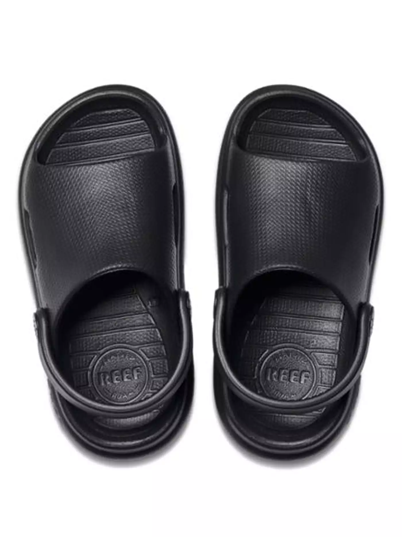 Rio Slide Black Sandals for Little Kids