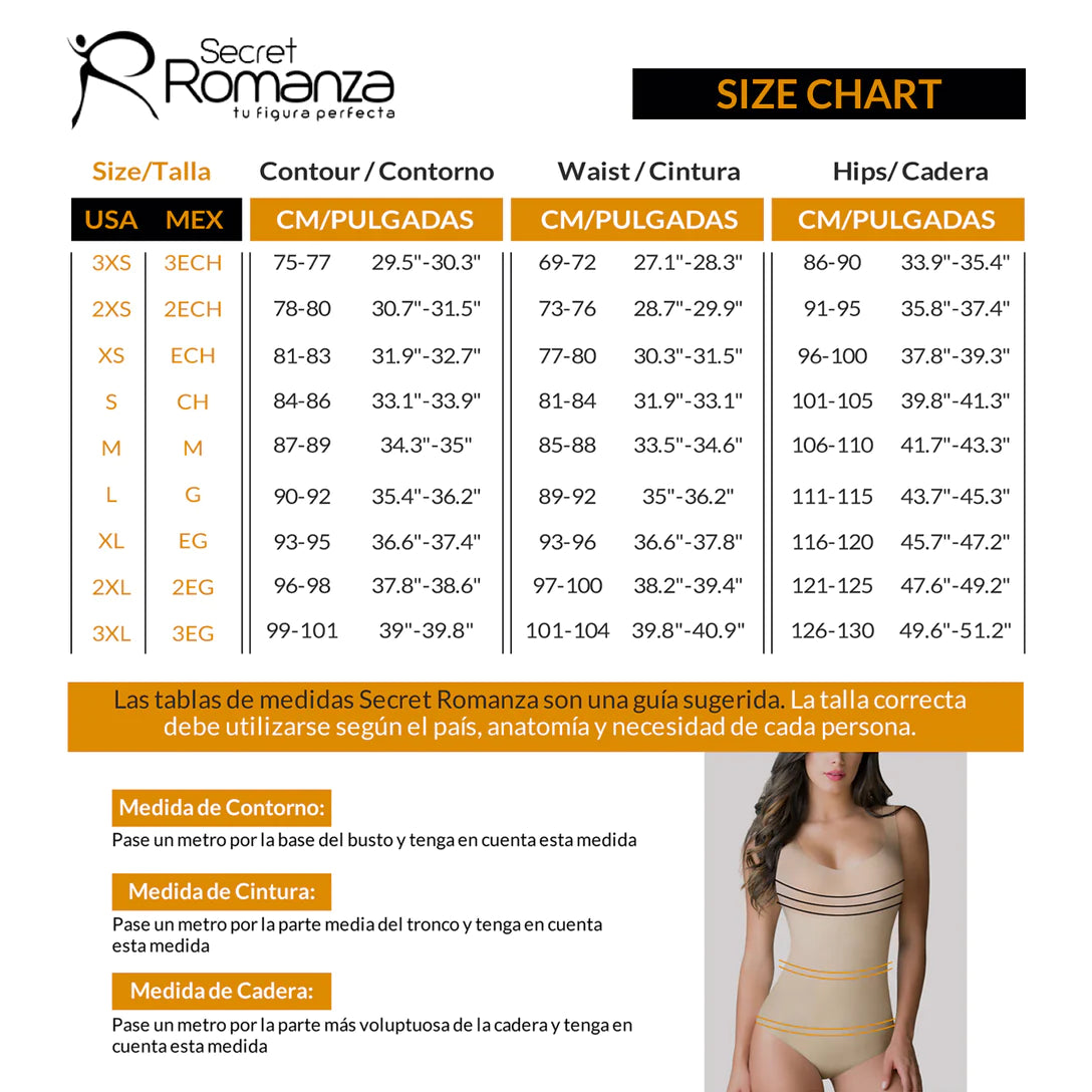 Romanza 2051 | High-Waisted Butt Lifting Shaping Shorts | Tummy Control & Knee Length Shapewear - Best Shaping Shorts for Tummy 