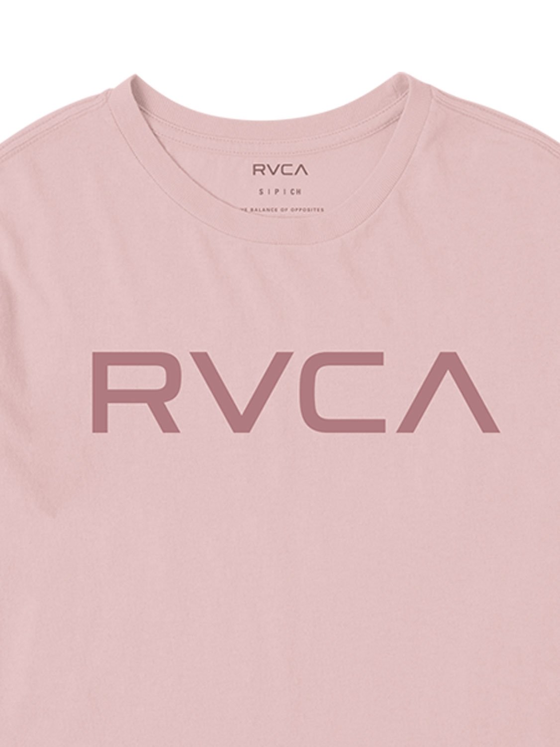 RVCA Women's BIG RVCA Logo Roll Sleeve T-Shirt