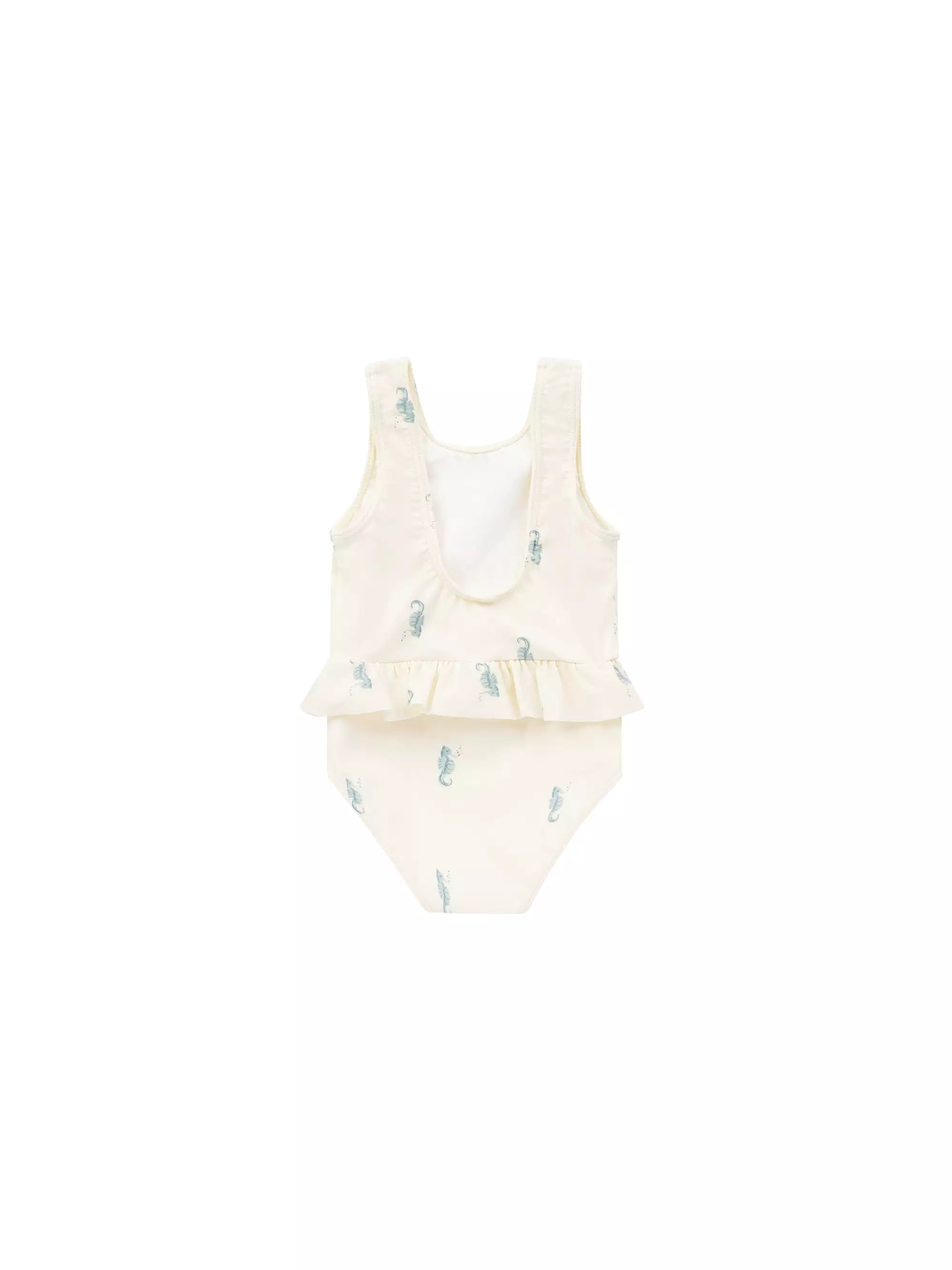 Rylee & Cru - Seahorse Print Skirted One Piece Swimwear