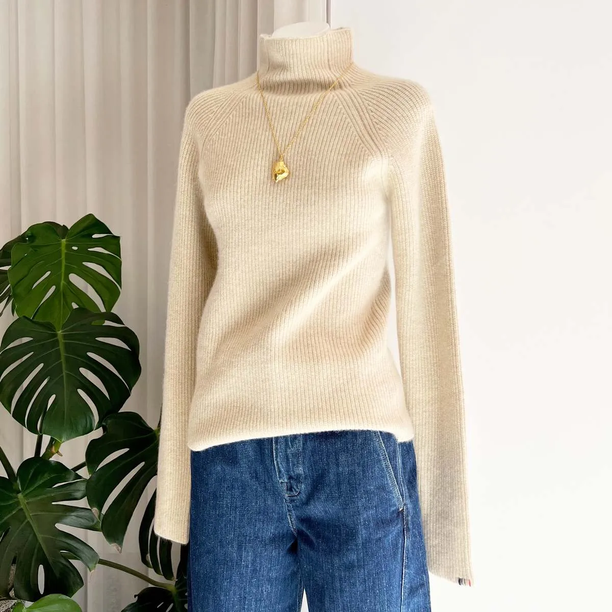 Sailor Cashmere Latte Sweater   