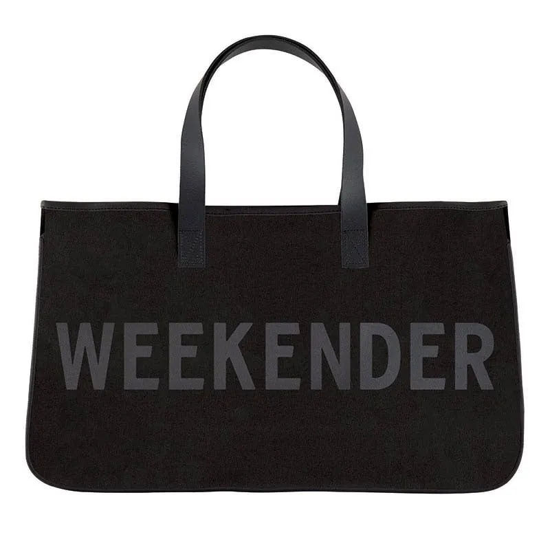 Santa Barbara Design Studio - Black Canvas Tote Weekender