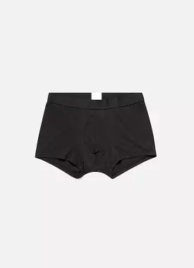 Sea Island Cotton Trunks Black