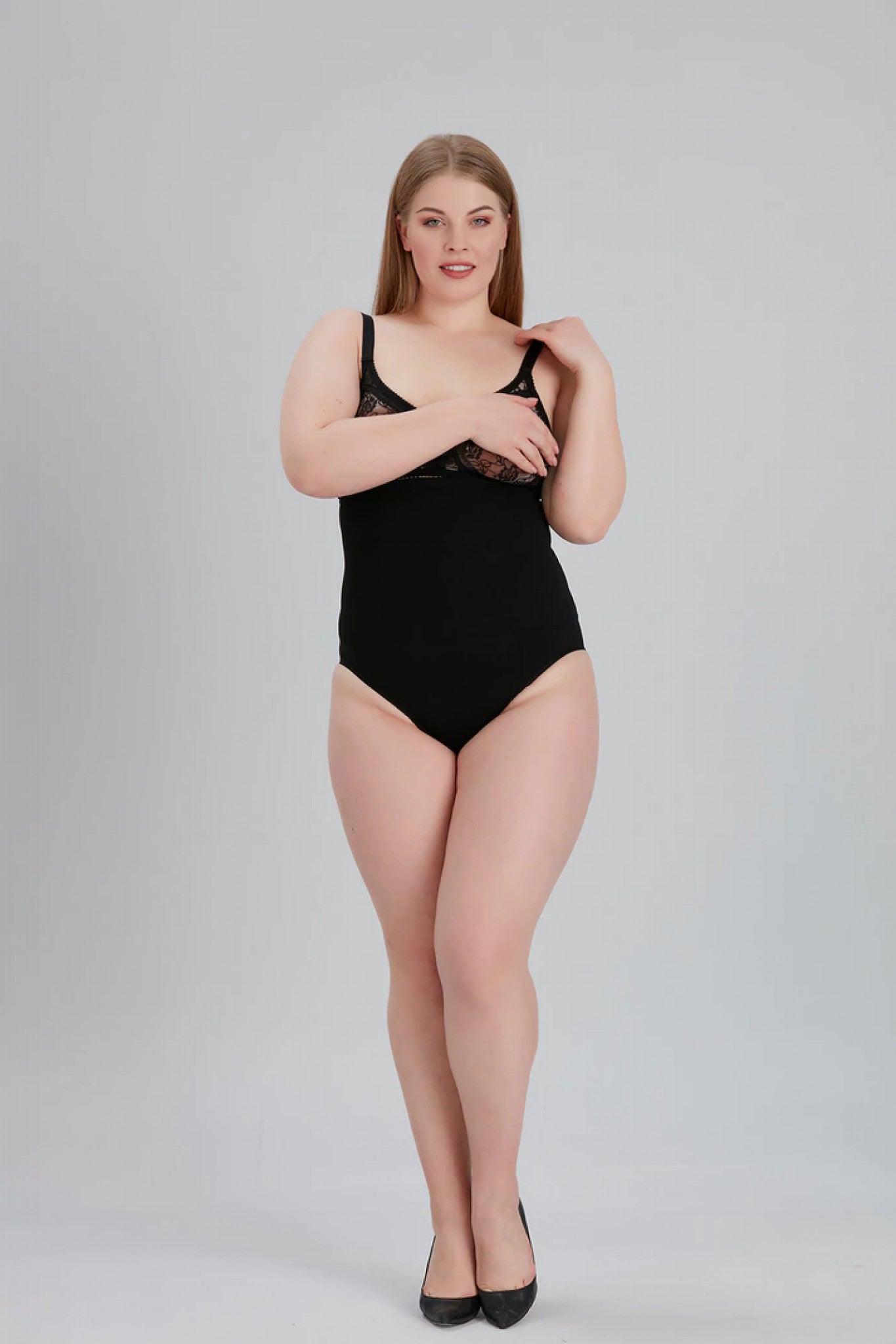 Shapewear London - High Waist Shapewear Brief - Black