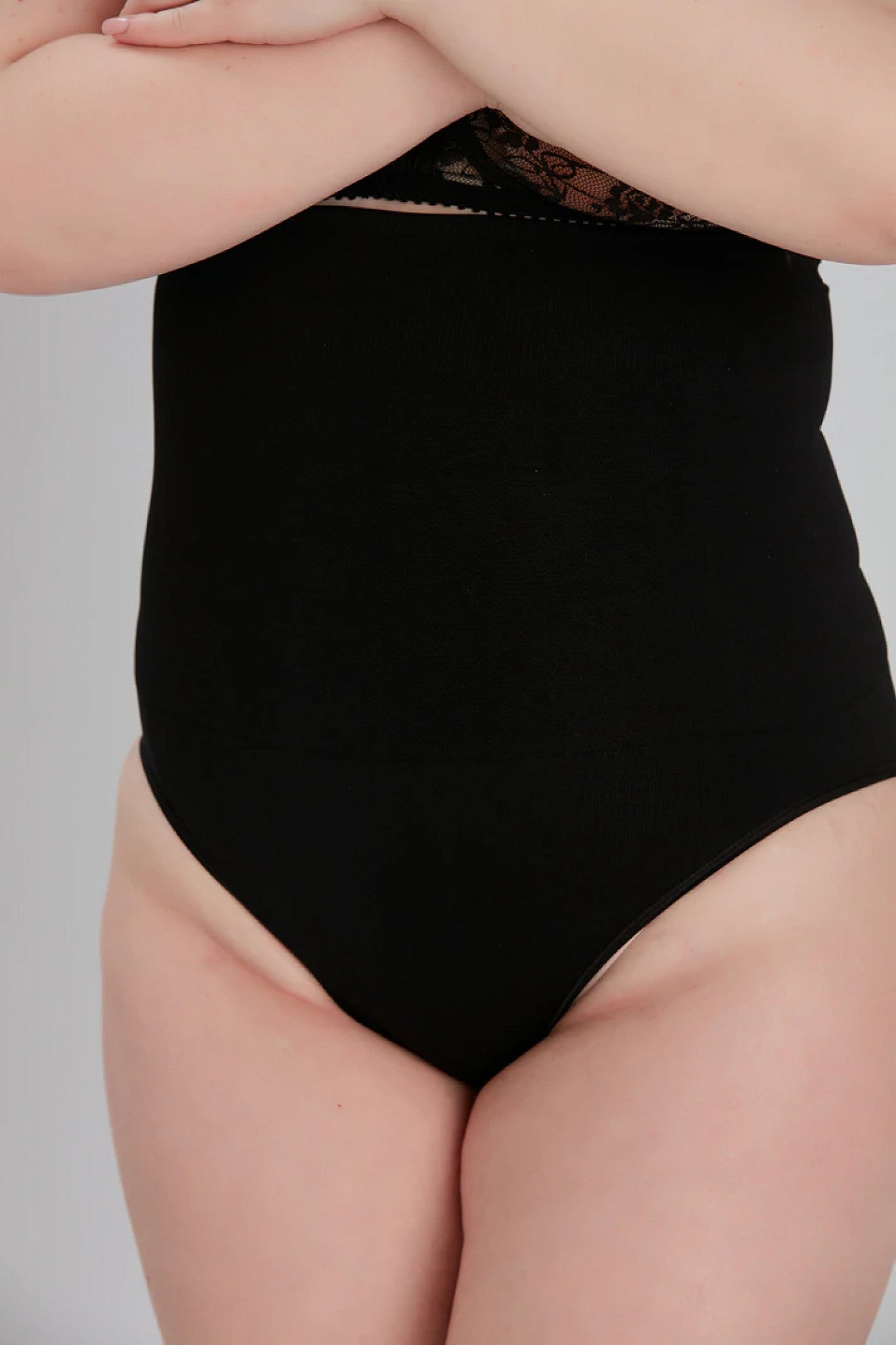 Shapewear London - High Waist Shapewear Brief - Black