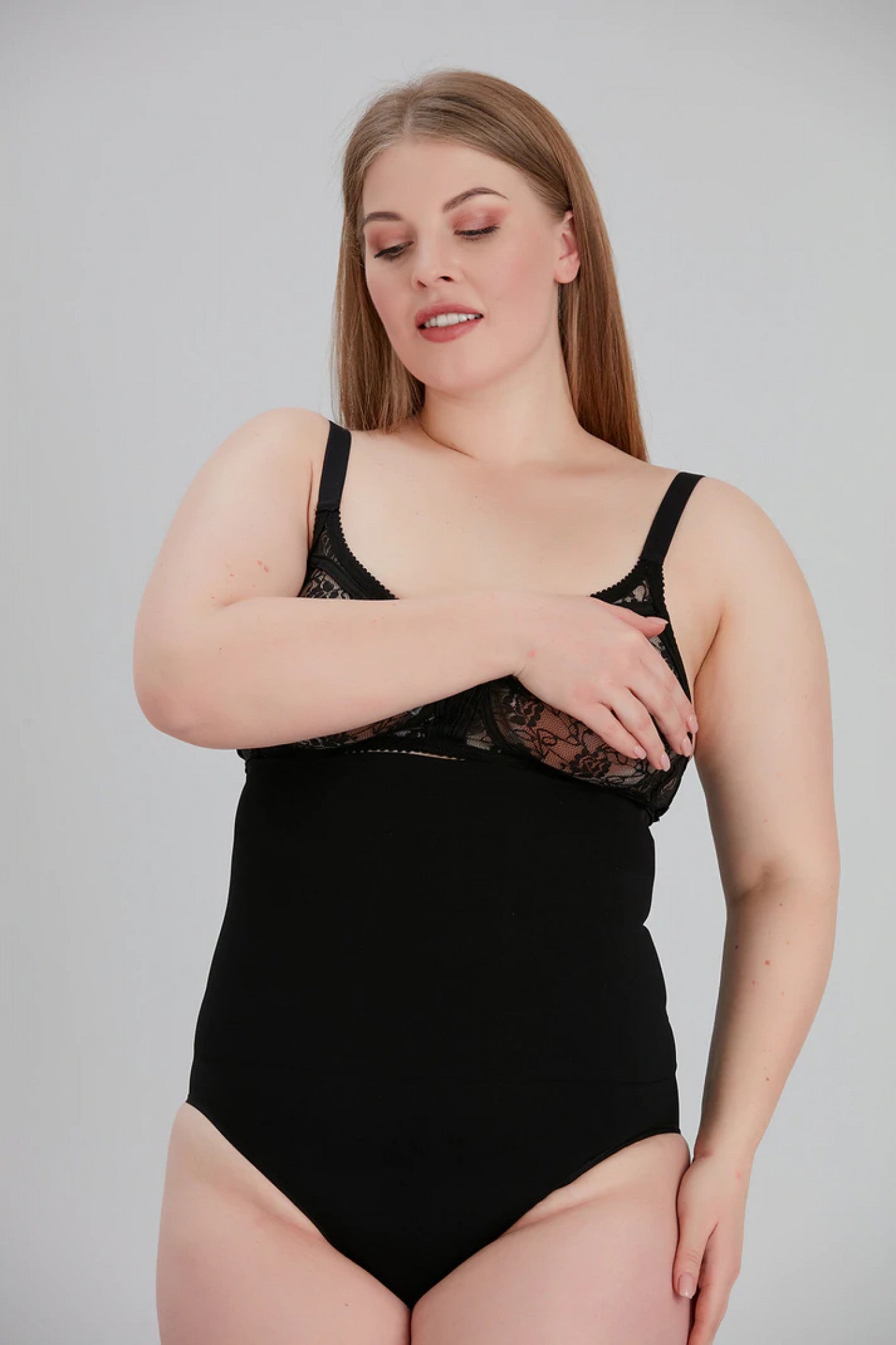 Shapewear London - High Waist Shapewear Brief - Black