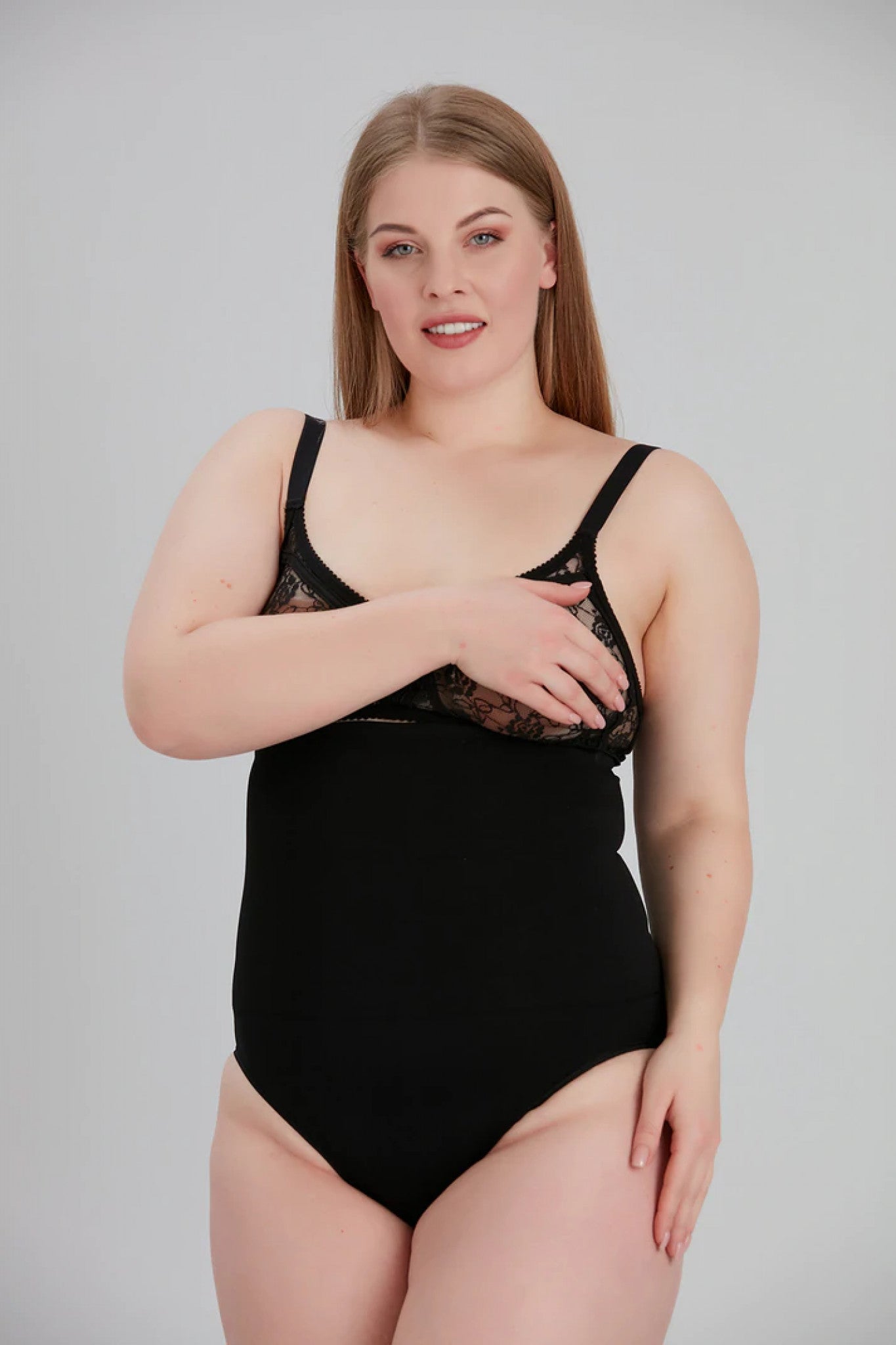 Shapewear London - High Waist Shapewear Brief - Black