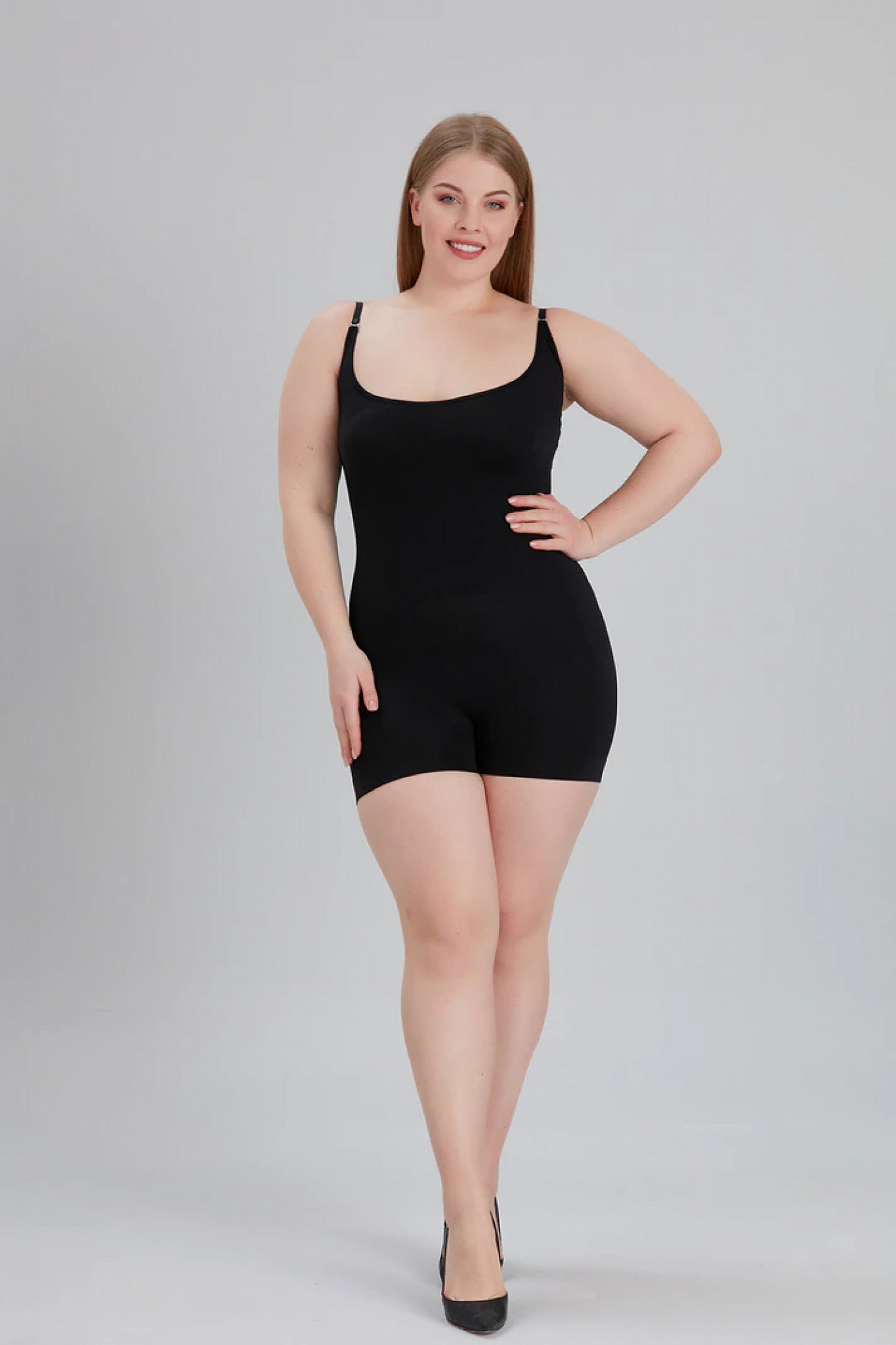 Shapewear London Seamless Shaping Bodysuit Black