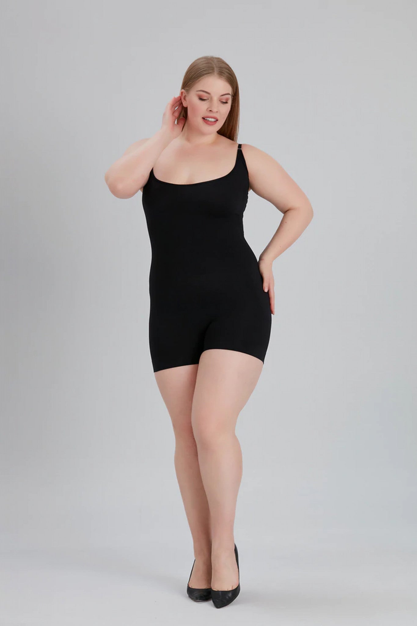 Shapewear London Seamless Shaping Bodysuit Black