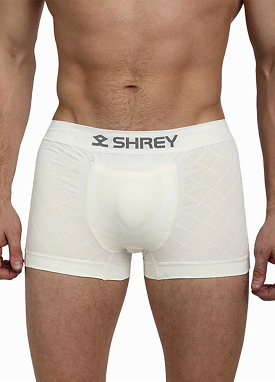 Shrey Cricket Trunks - Off White