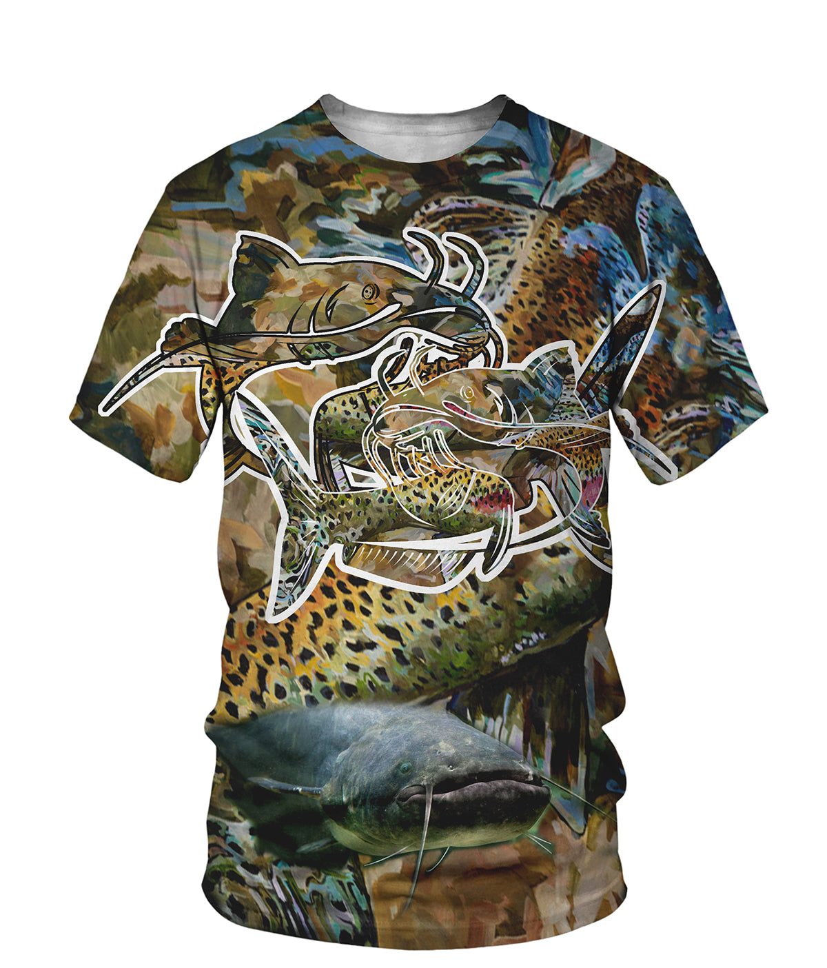 Silure Fishing, Buoy Fishing, Fishing T-shirt, 3D Silure Print - VEPESL001