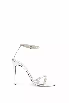 Silver Rhinestone Sandals