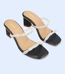 Slipper Heel - BW9348 Black