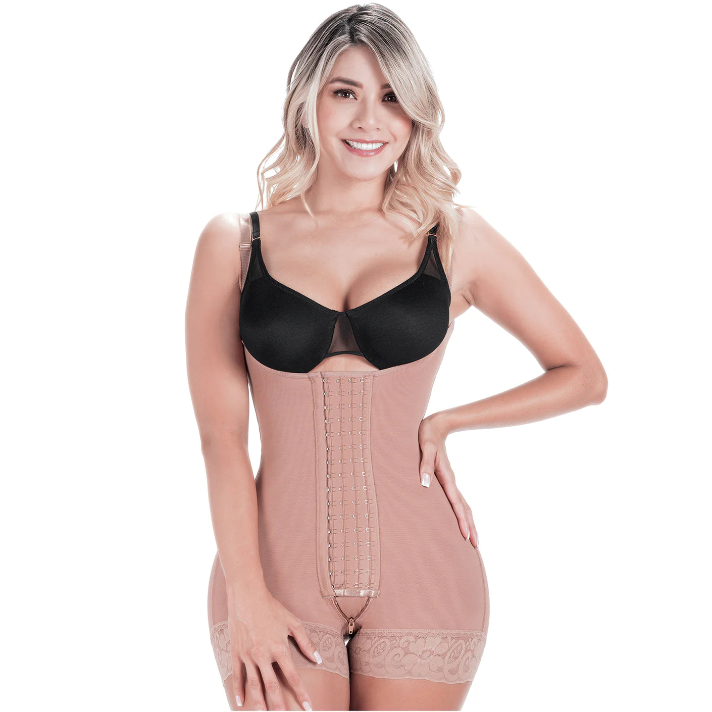 SONRYSE 068BF | Colombian Postpartum & Post Surgery Compression Garment - Open Bust Short Shapewear