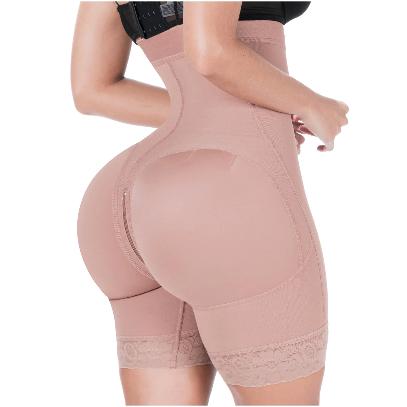 Sonryse 072BF | Colombian Shapewear Shorts | Tummy Control | Butt Lifting | Daily Use | Powernet