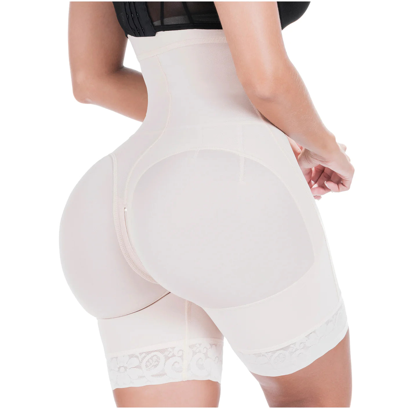 Sonryse 072BF | Colombian Shapewear Shorts | Tummy Control | Butt Lifting | Daily Use | Powernet