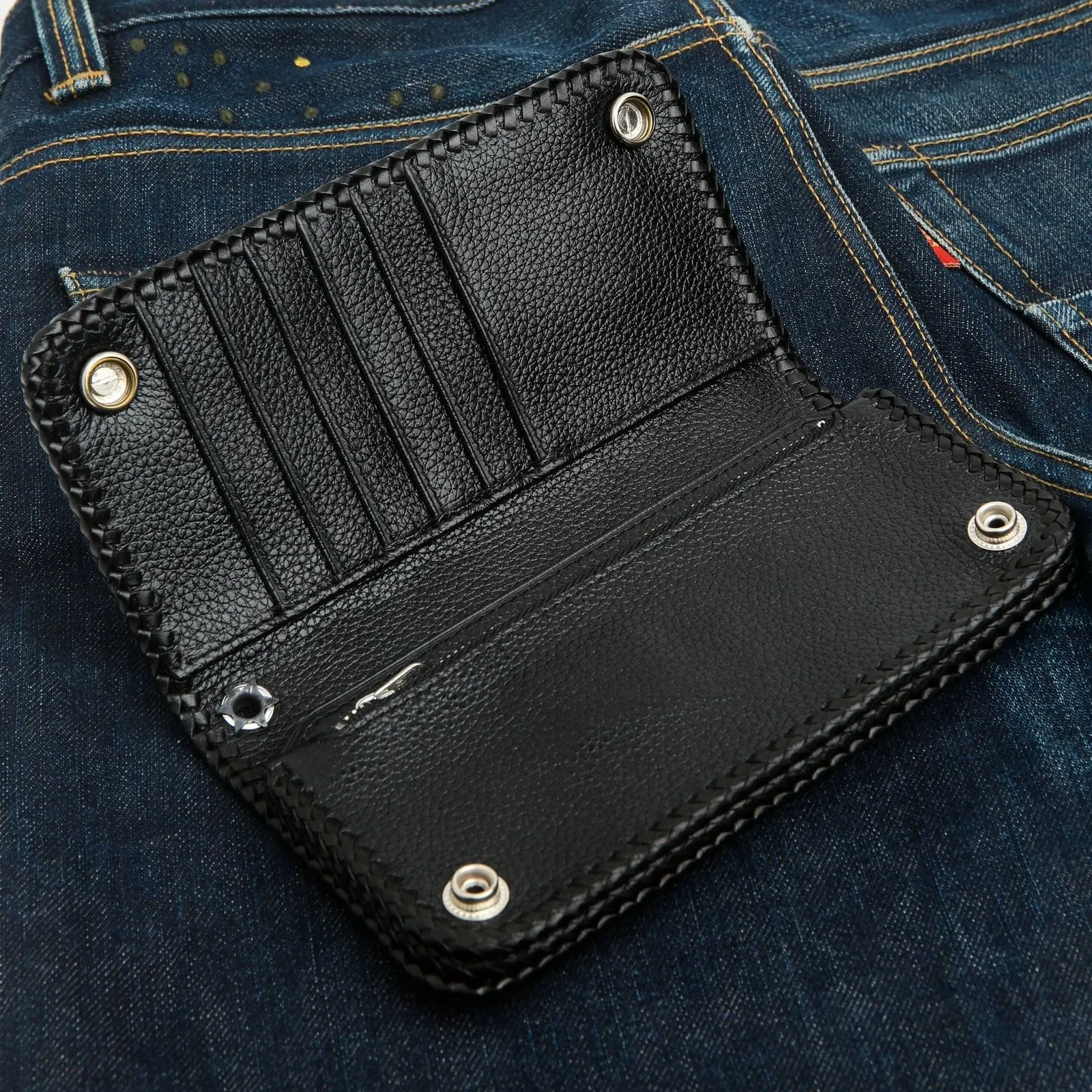 Stingray Leather Biker Wallets