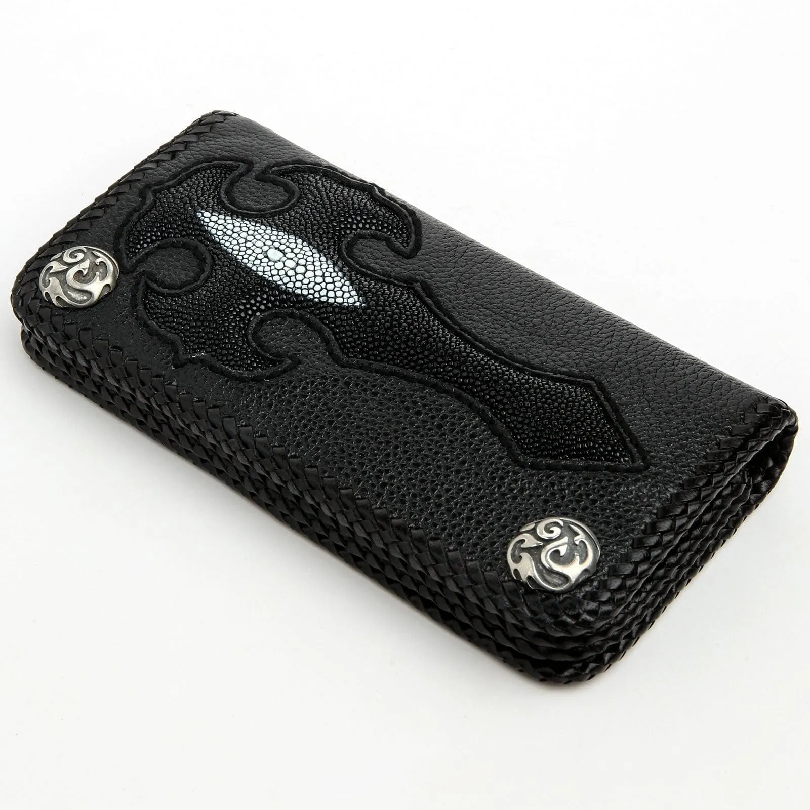 Stingray Leather Biker Wallets