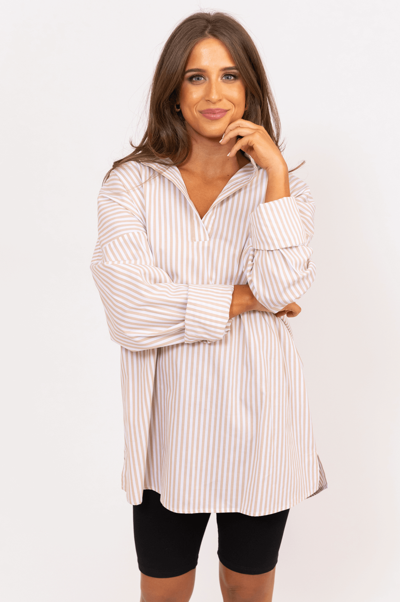 Striped Oversized Tunic