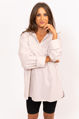 Striped Oversized Tunic