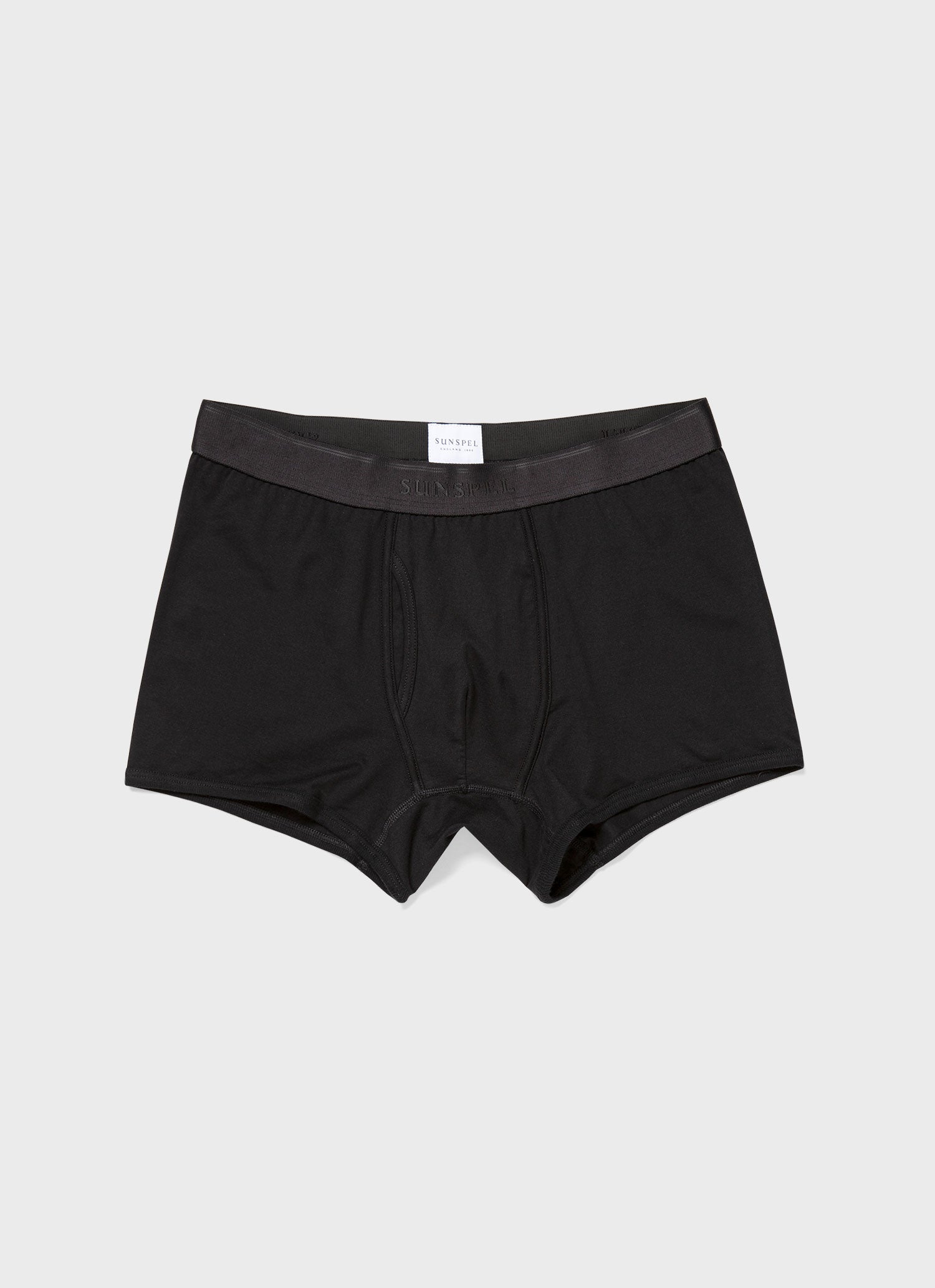 Superior Black Cotton Trunks for Men