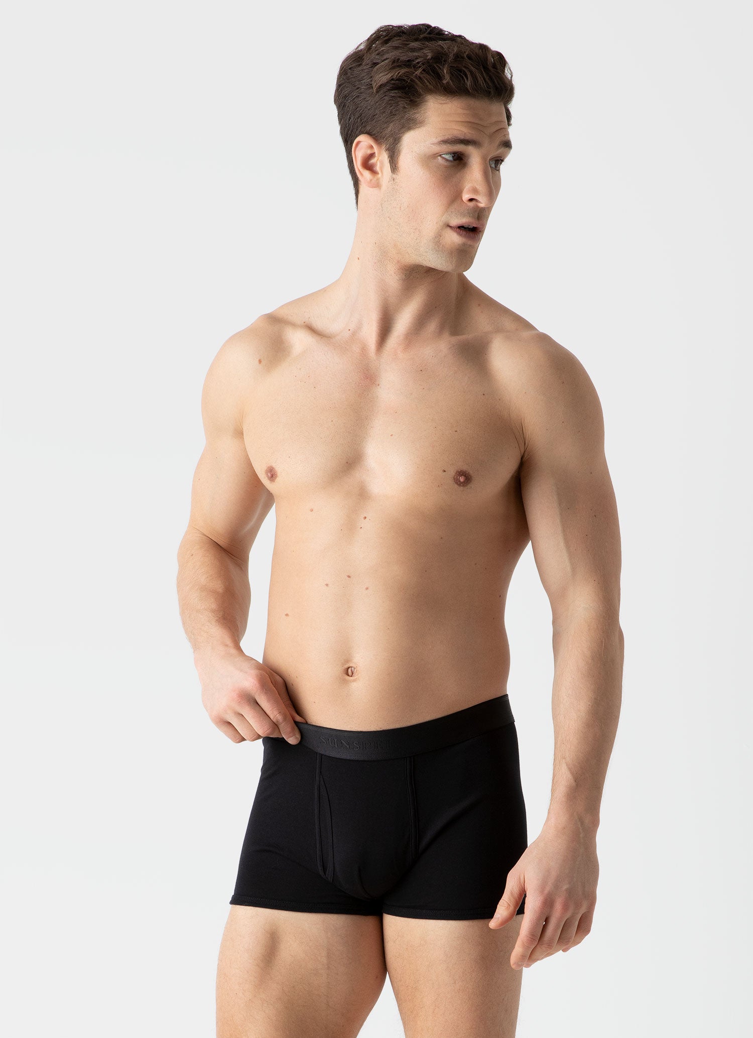 Superior Black Cotton Trunks for Men