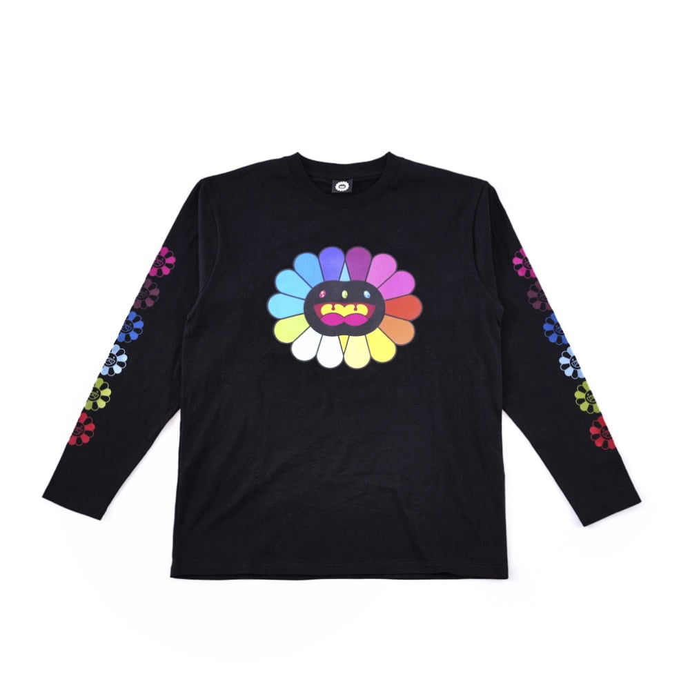 Takashi Murakami Mononoke Flower Black Long Sleeve Tee - Japan Exclusive