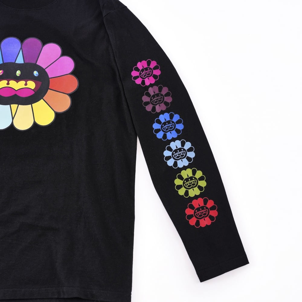 Takashi Murakami Mononoke Flower Black Long Sleeve Tee - Japan Exclusive