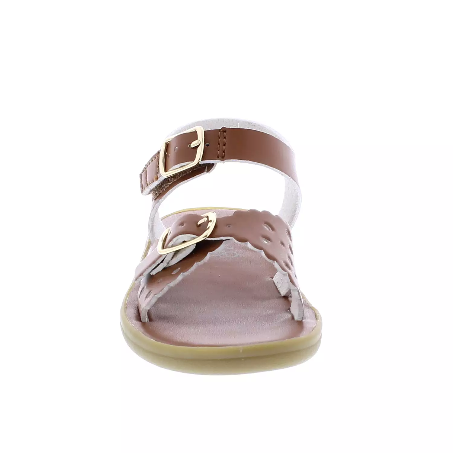 Tan Microfiber Ariel Eco Kid's Casual Sandal