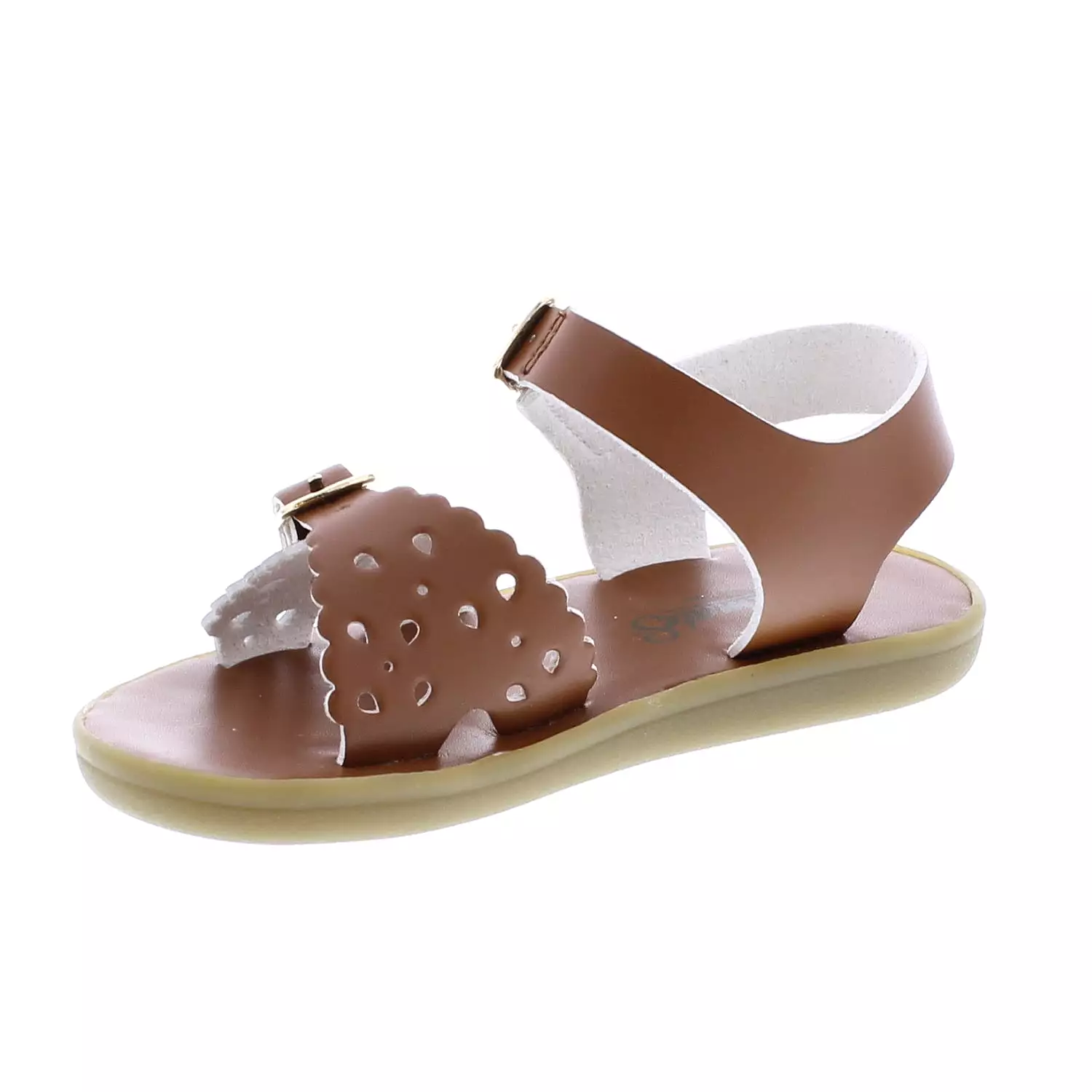 Tan Microfiber Ariel Eco Kid's Casual Sandal