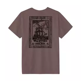 Tee-Shirt Deep Taupe Pigment by Dark Seas: Wanted