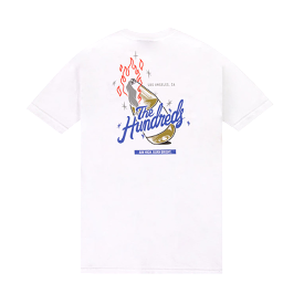 The Hundreds Burn 'Em White T-Shirt.