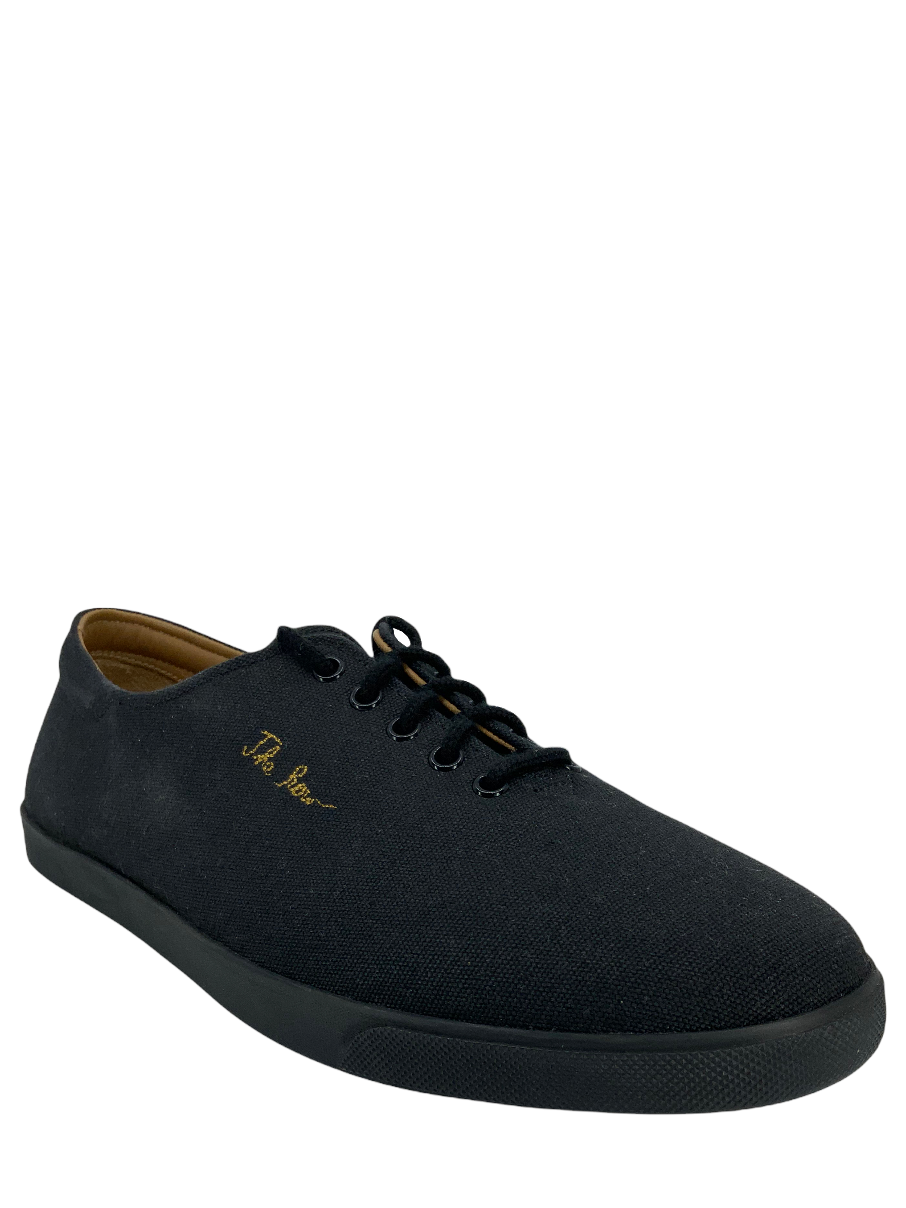 The Row Dean Canvas Low Top Sneakers - Size 7 - Shop Now