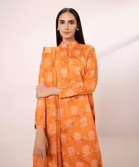 Three-Piece - Paste Printed Lawn Suit