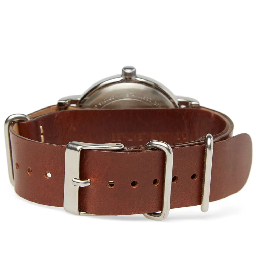 Timex Weekender 40 Slip-Thru Watch - Brown Leather