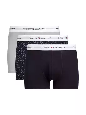 Tommy Hilfiger men's essential print boxer trunks