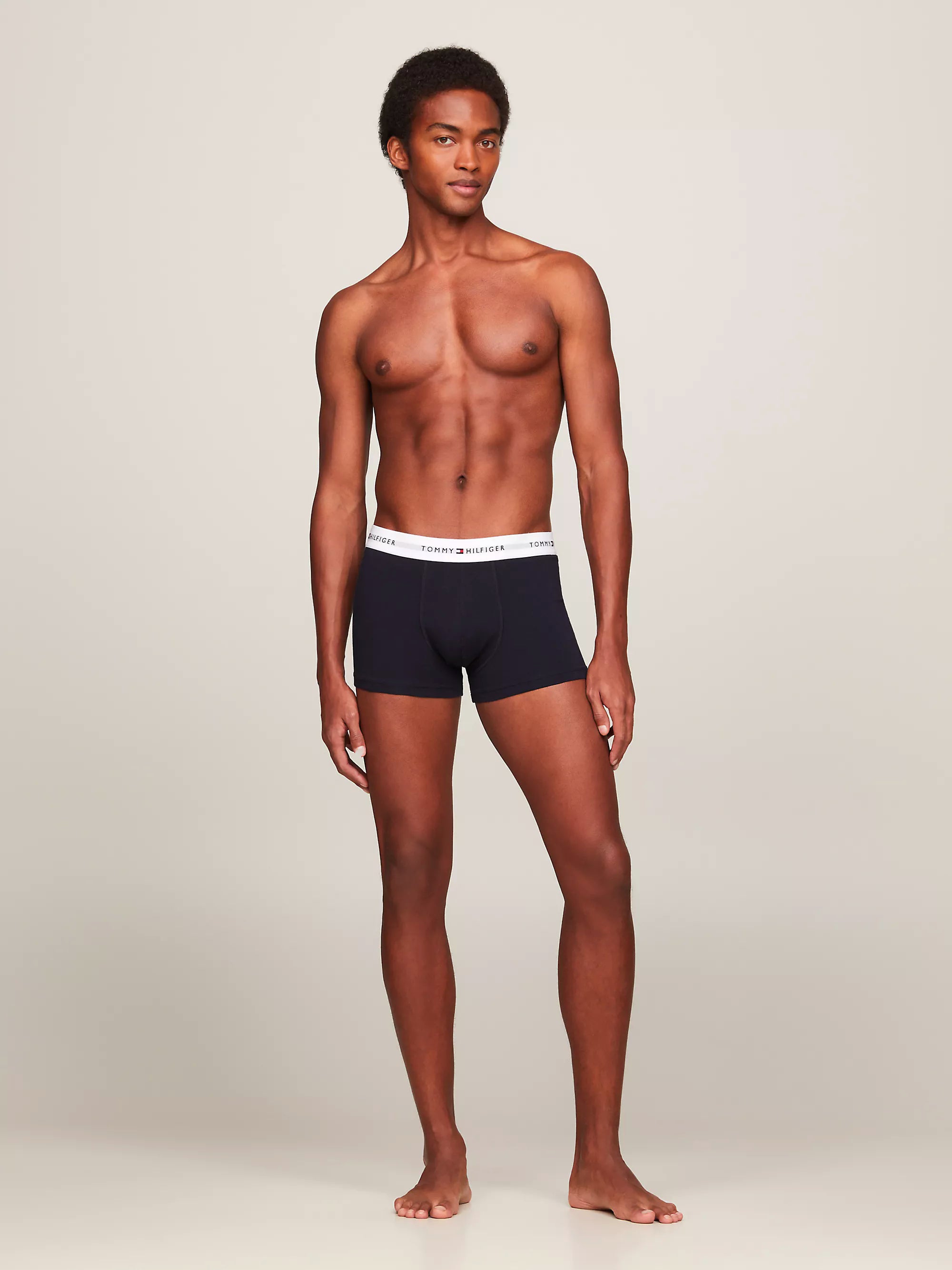 Tommy Hilfiger Men's Print Boxer Trunks - Essential Collection.